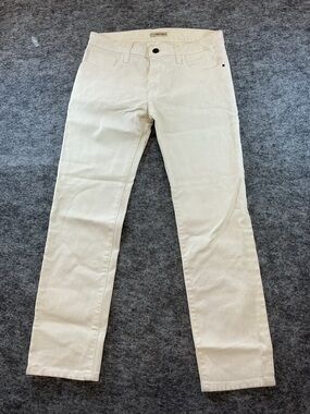 Triarchy White w Accent Pocket Blue Denim Boot Cut Jean CCC